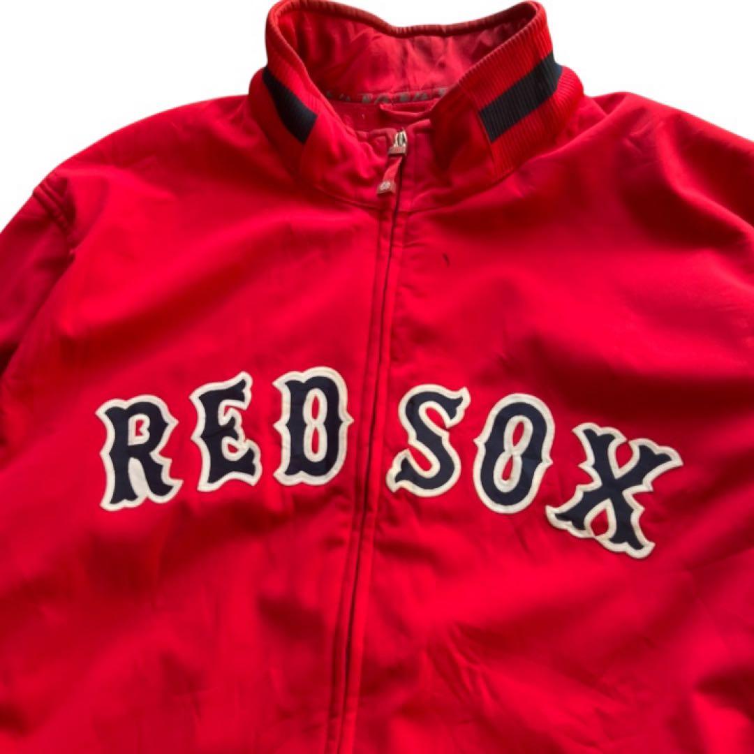 MLB レッドソックス 裏起毛ジャケット ソフトシェル スタジャン XXL