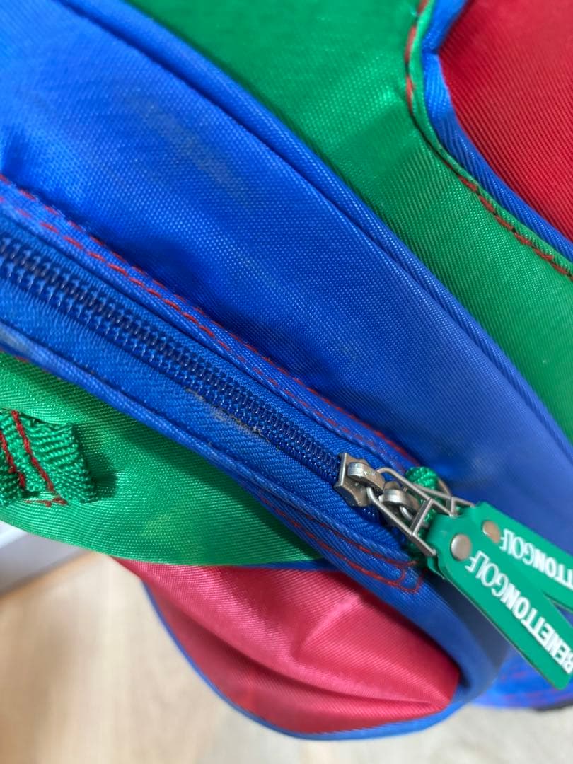 BENETTON GOLF キャディバッグ　ヴィンテージ　ヘッドカバー付き