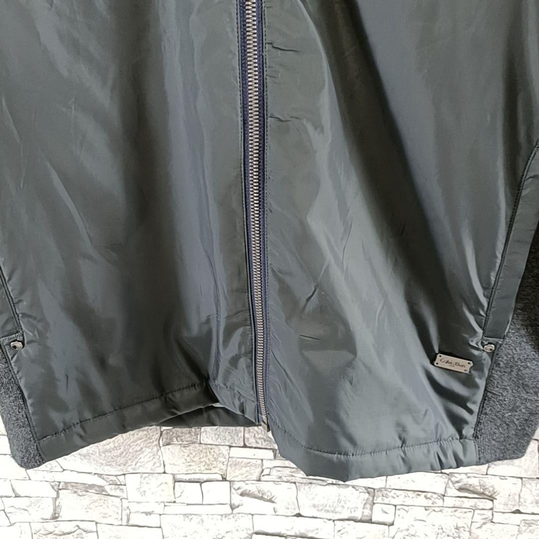 希少✨カルバンクライン ゴルフ ナイロン×ニットギミックドッキングJKT XL