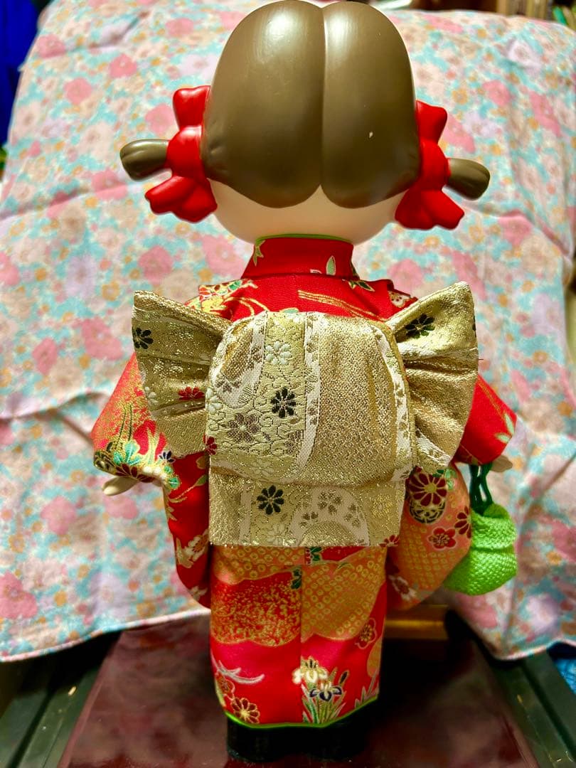 【希少☆】《不二家》ペコちゃん誕生50周年記念 和装フィギュア