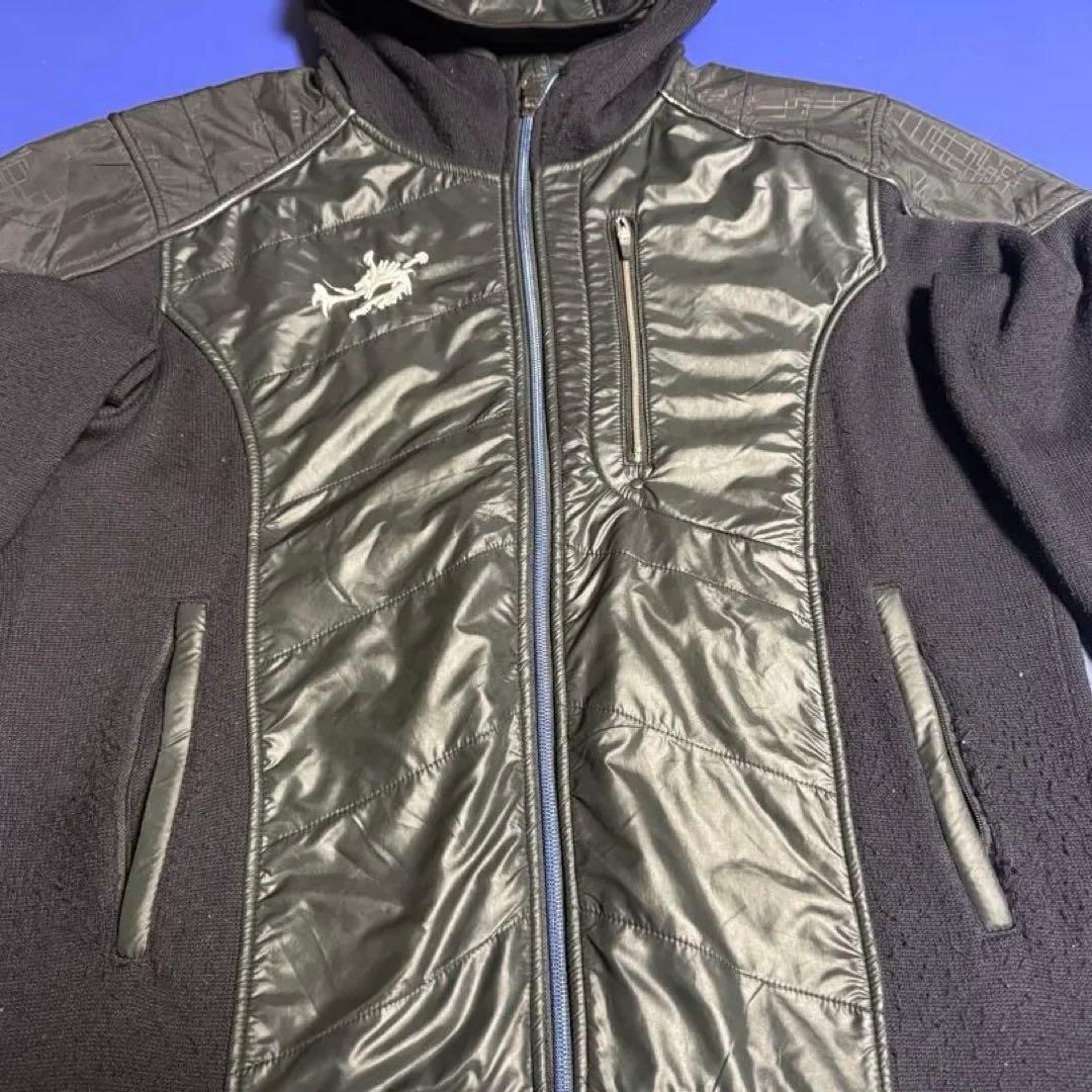 特別価格！！Rawlingsローリングス アウタージャケット黒フード付O(XL)