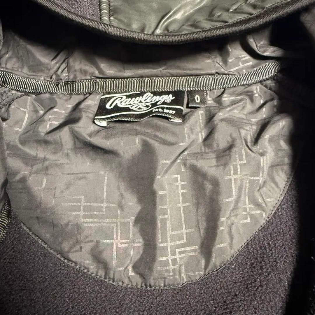 特別価格！！Rawlingsローリングス アウタージャケット黒フード付O(XL)