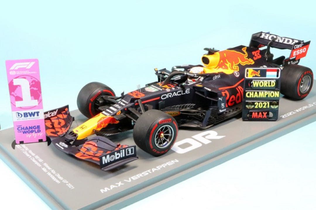 【未開封】スパーク1/18 レッドブルホンダ フェルスタッペン 2021アブダビ