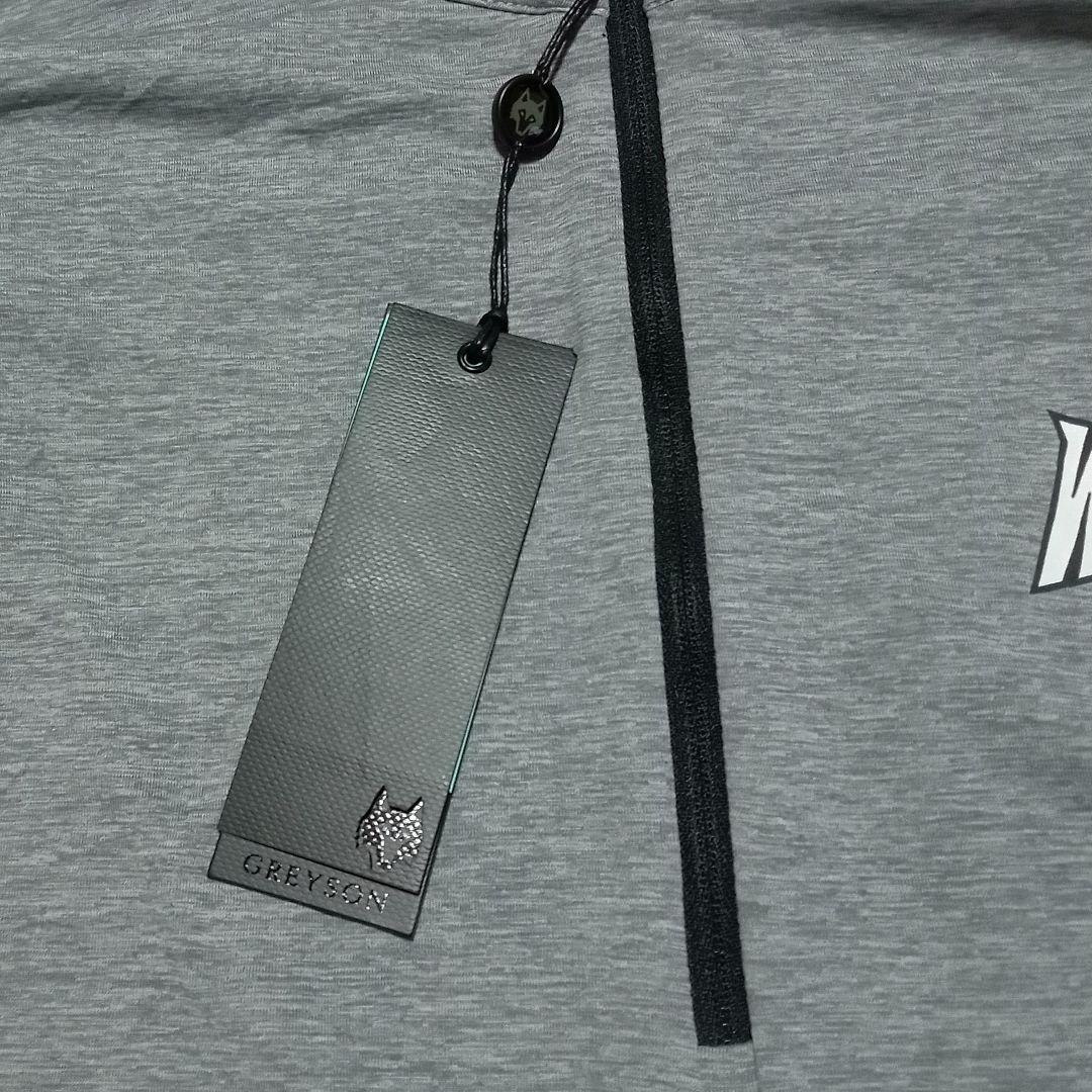 紙タグ付き未使用品 GREYSON ハーフジップ 長袖Tシャツ　ゴルフ　プロレス