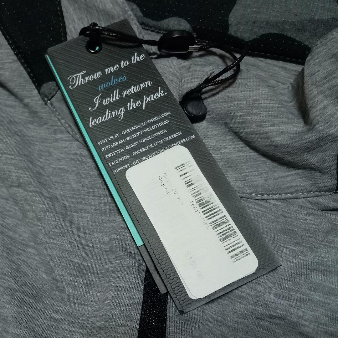 紙タグ付き未使用品 GREYSON ハーフジップ 長袖Tシャツ　ゴルフ　プロレス