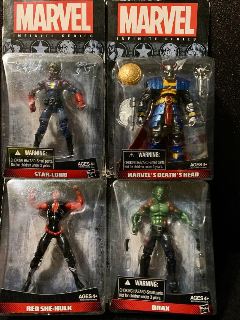 Marvel 2014 スターロード デスズヘッド レッドシーハルク Drax