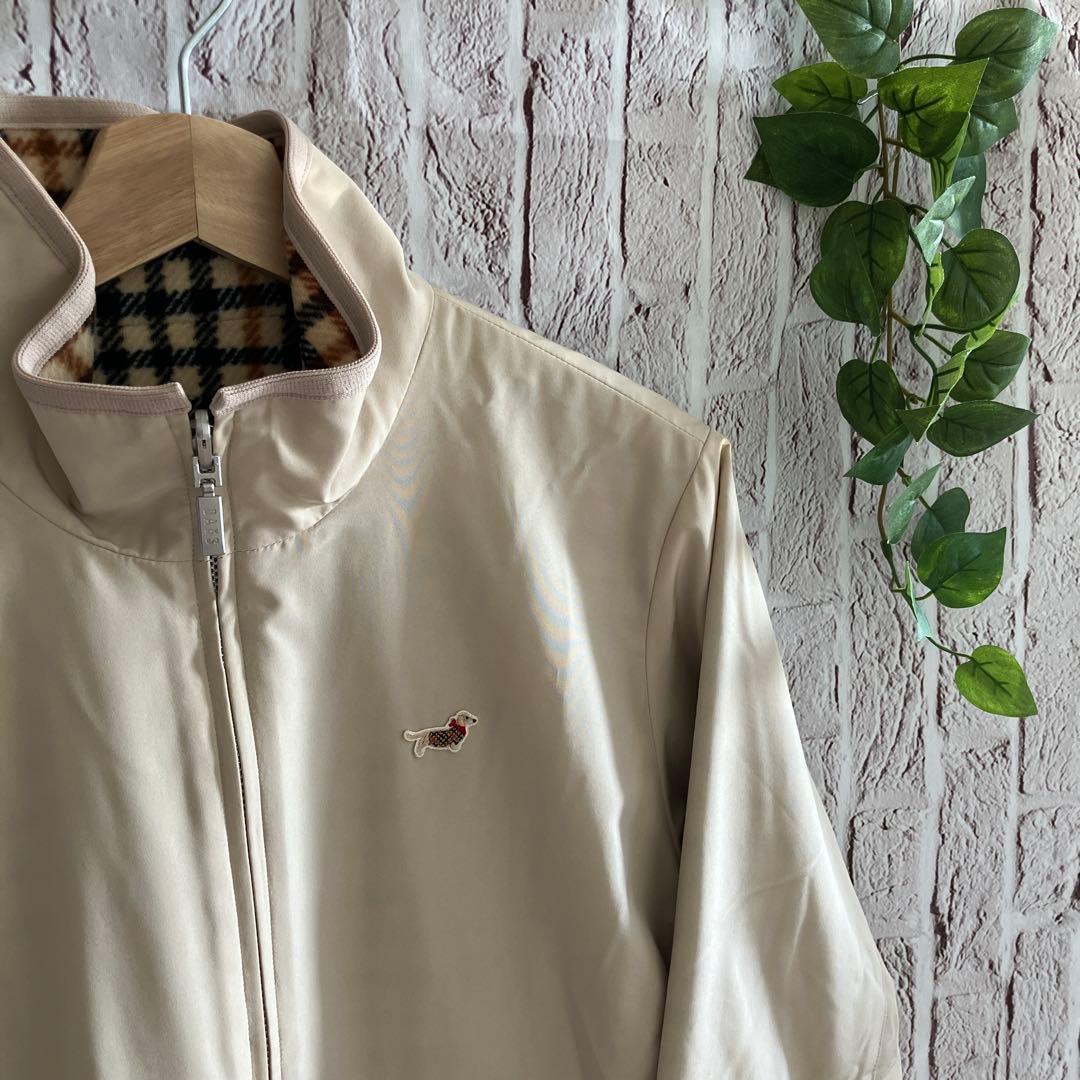 DAKS GOLF ダックス ゴルフ 中綿ジャケット チェック裏地フリース　L