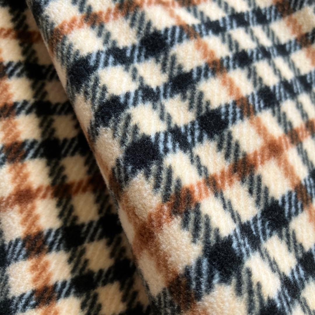 DAKS GOLF ダックス ゴルフ 中綿ジャケット チェック裏地フリース　L