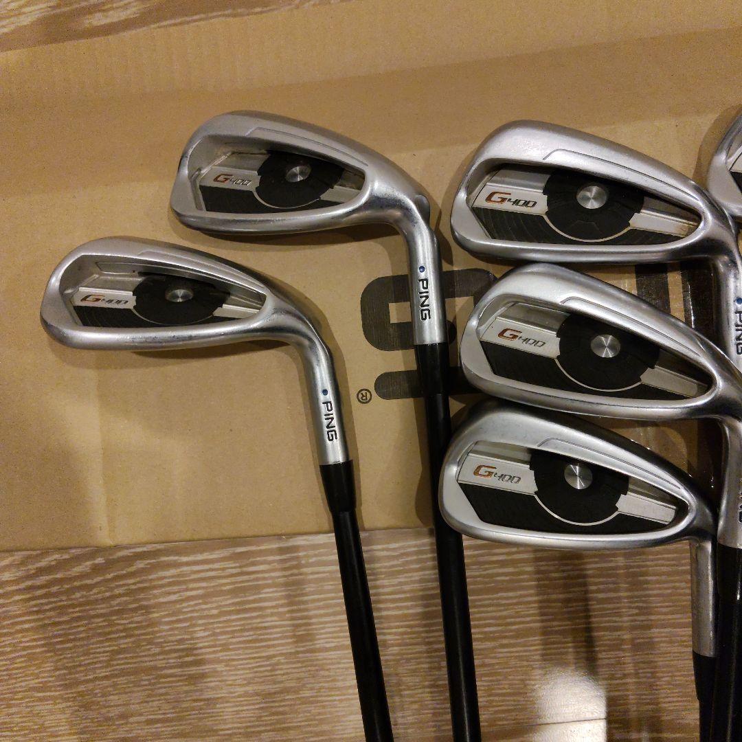 値下げ【希少USシャフト】PING G400アイアン7本セット 5I〜PW、SW
