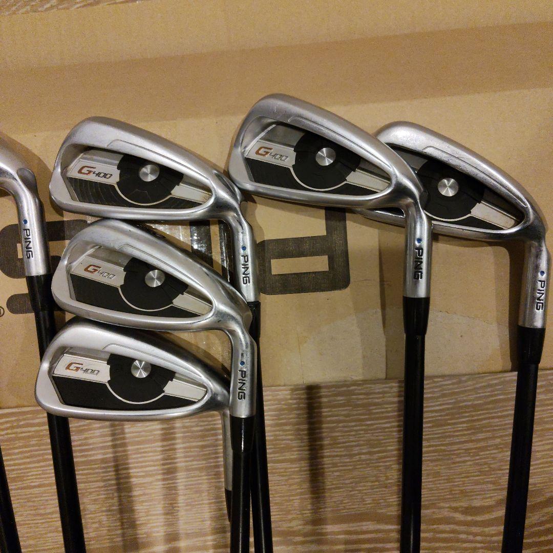 値下げ【希少USシャフト】PING G400アイアン7本セット 5I〜PW、SW