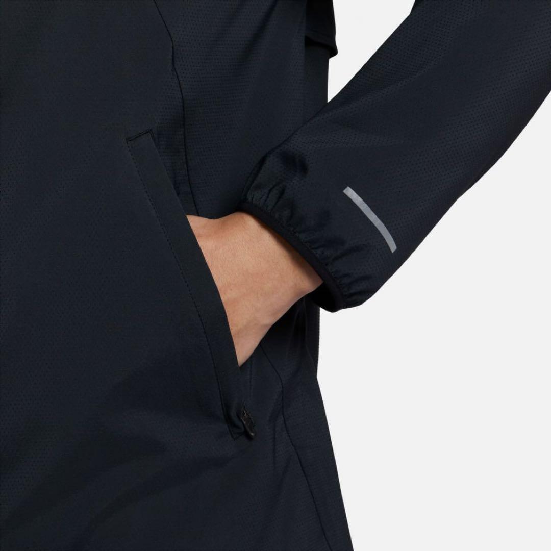 2XL 新品 ナイキ ウインドランナー ランニングジャケット レペル 黒