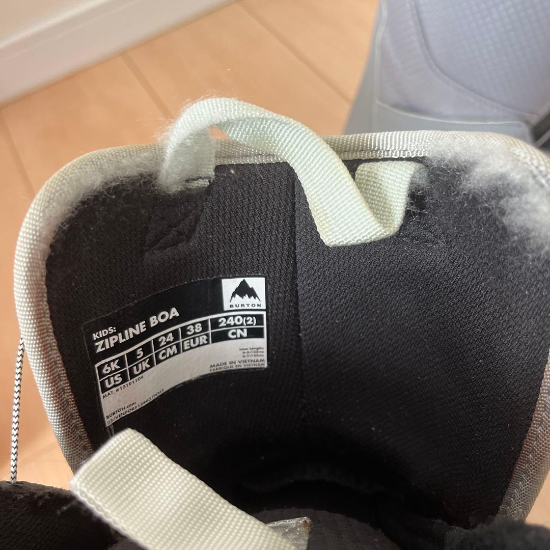 【ジュニア用】Burton ジップライン BoAスノーボードブーツ24cm