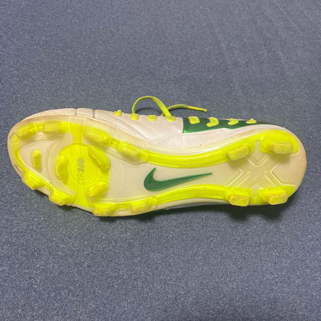 Nike サッカーシューズ スパイク ホワイト/グリーン/イエロー