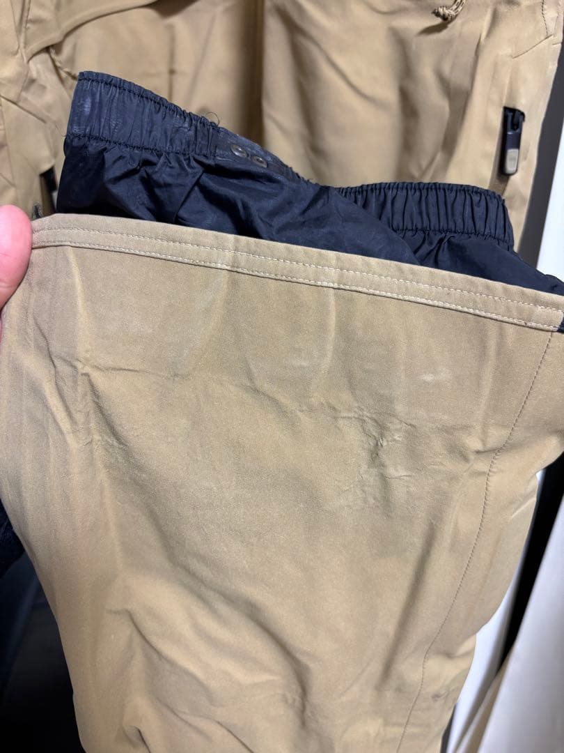 Burton[ak]スノーボード ビブパンツ メンズ GORE-TEX ベージュ