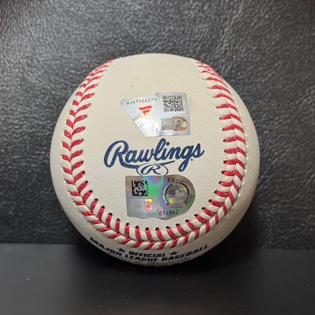 山本由伸 直筆サイン ボール MLB Fanatics ホログラム 東京シリーズ