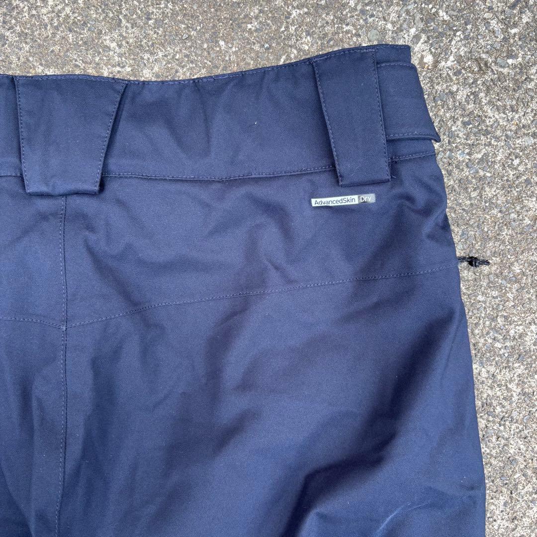 SALOMON スノーボードウェア パンツ 防水 スキー ネイビー シェルパンツ