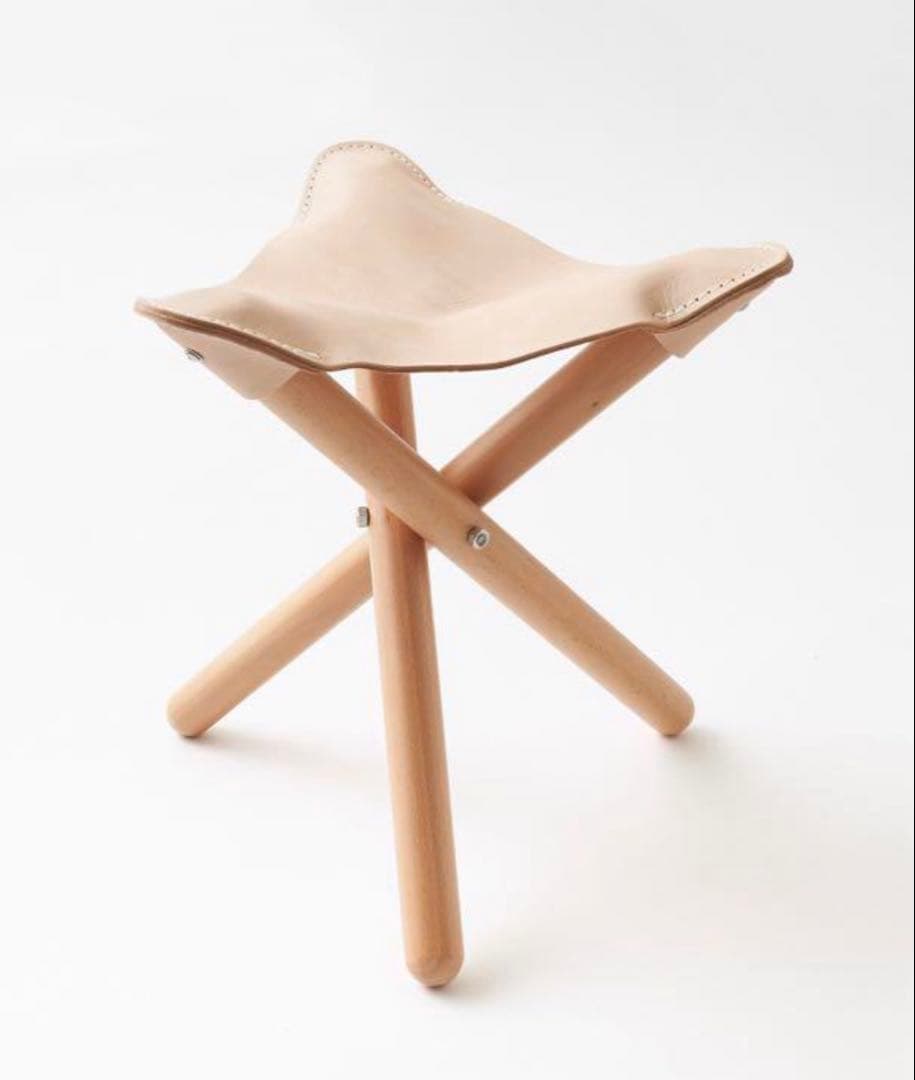 B*i様 romo ロモ SANSA CHAIR ヌメ革 折りたたみチェア