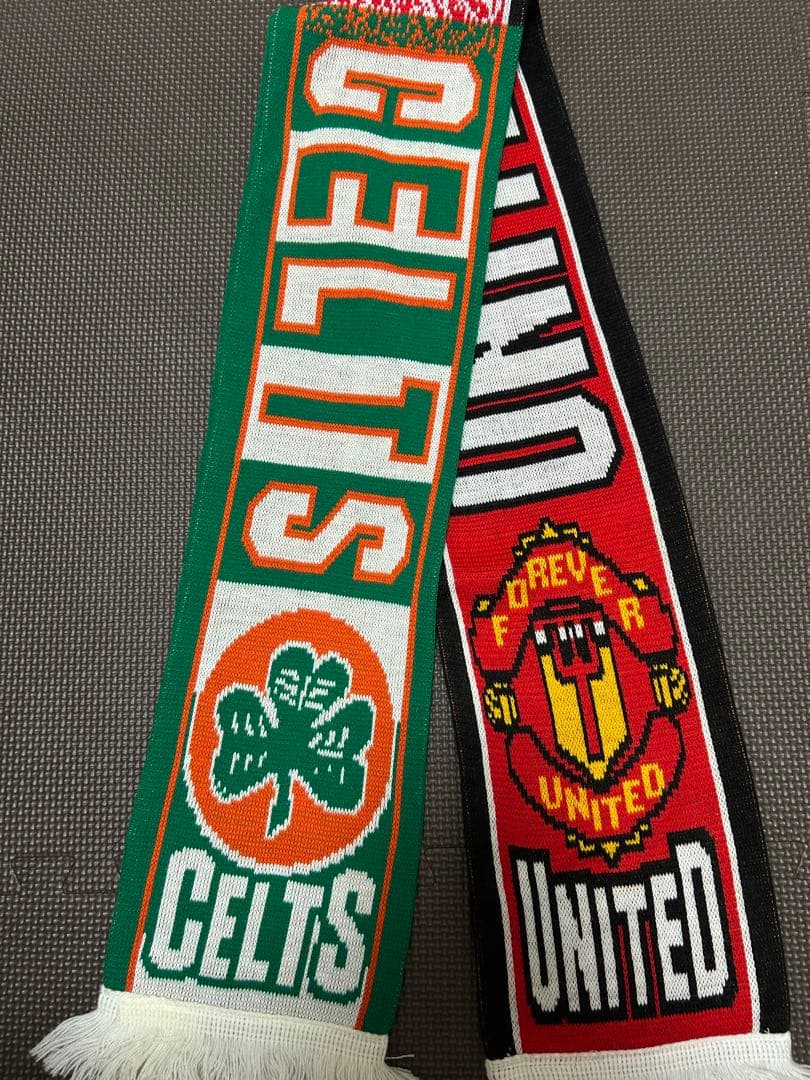 記念グッズ vintage UNITED CELTS football scarf