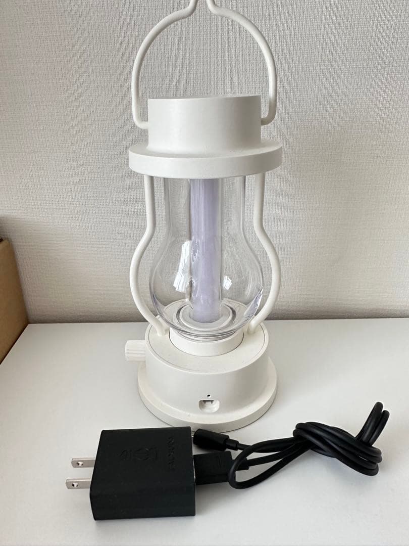 BALMUDA ホワイト ランタン USB充電式