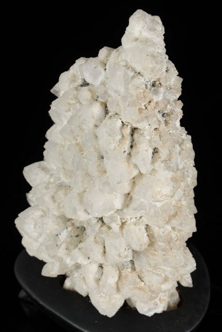 日本産 白水晶クラスター 日本水晶 原石 天然石 鉱物 標本 台座付 1kg