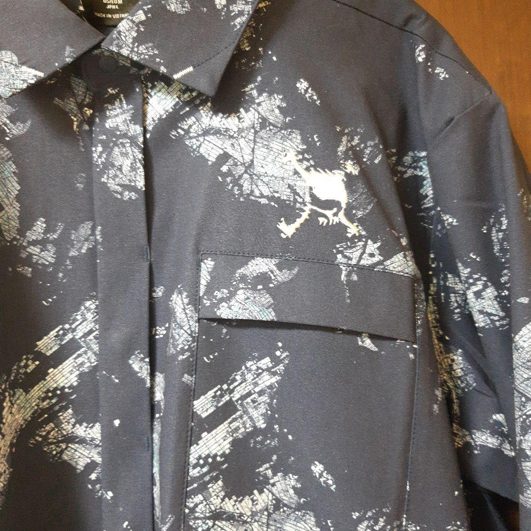 新品　オークリーゴルフ　メンズ　4WAYストレッチシャツ　スカルシリーズ　L