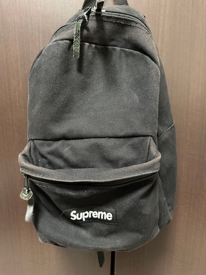 スケートボード Supreme Canvas Backpack BLACK