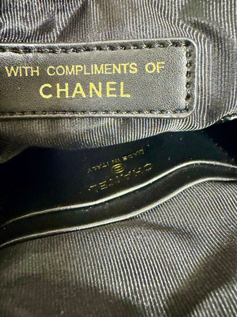 CHANEL ノベルティブラック　ショルダーバッグ