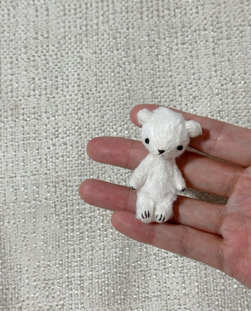 テディベア ミニチュア ハンドメイド 小さなぬいぐるみ くまちゃん　作家様