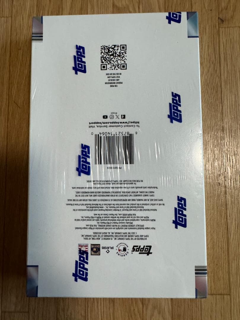 Topps chrome hobby MLB 2025 新品未開封シュリンク付