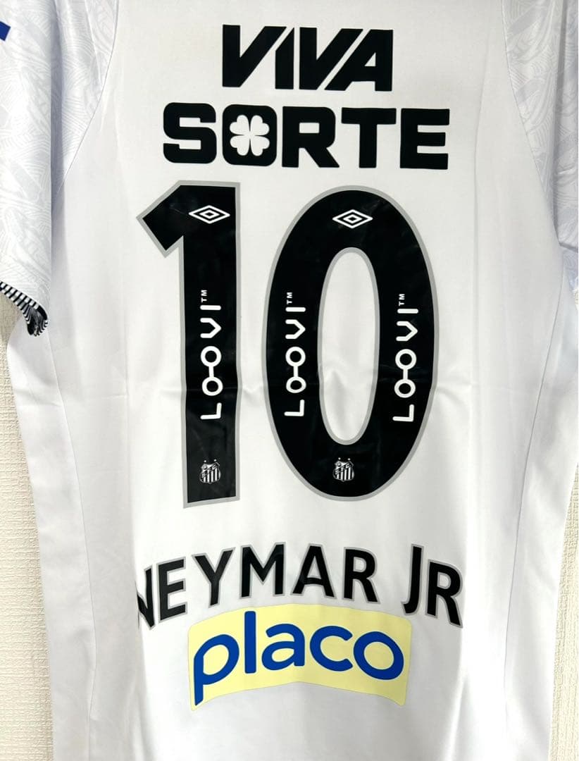 新品未使用　2025 サントスFC ホームジャージネイマールNo.10