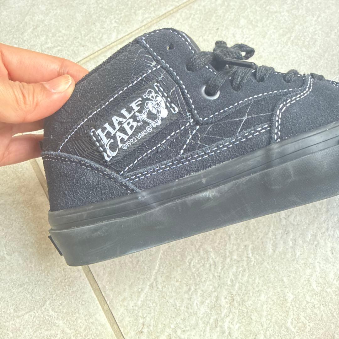 Vans Half Cab ブラックスエードスニーカー　24センチ
