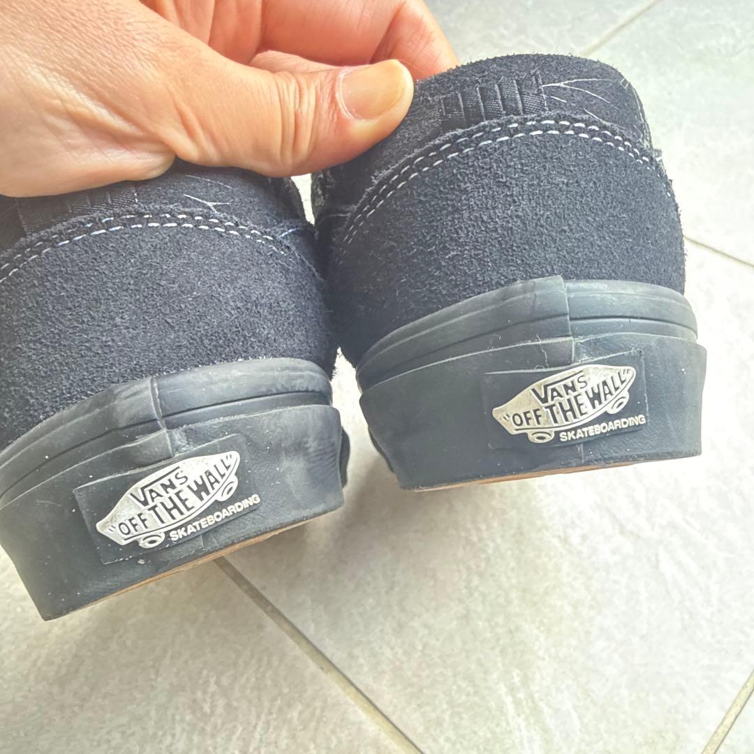 Vans Half Cab ブラックスエードスニーカー　24センチ