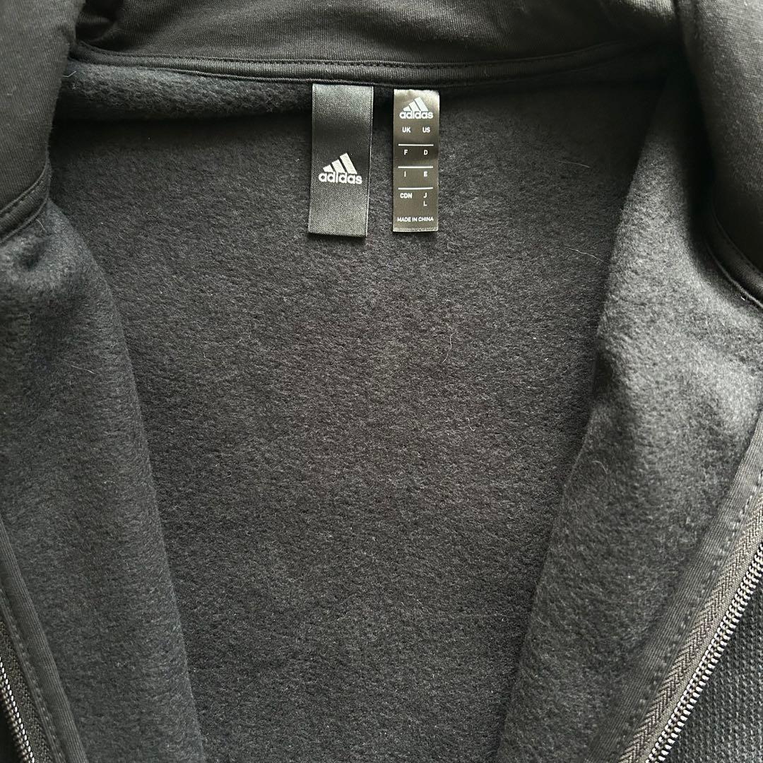 【美品】adidas アディダス ジャージ スウェット セットアップ 上下 L