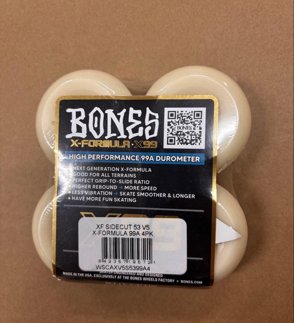 ウィール BONES X-FORMULA SIDECUT 53mm 99A