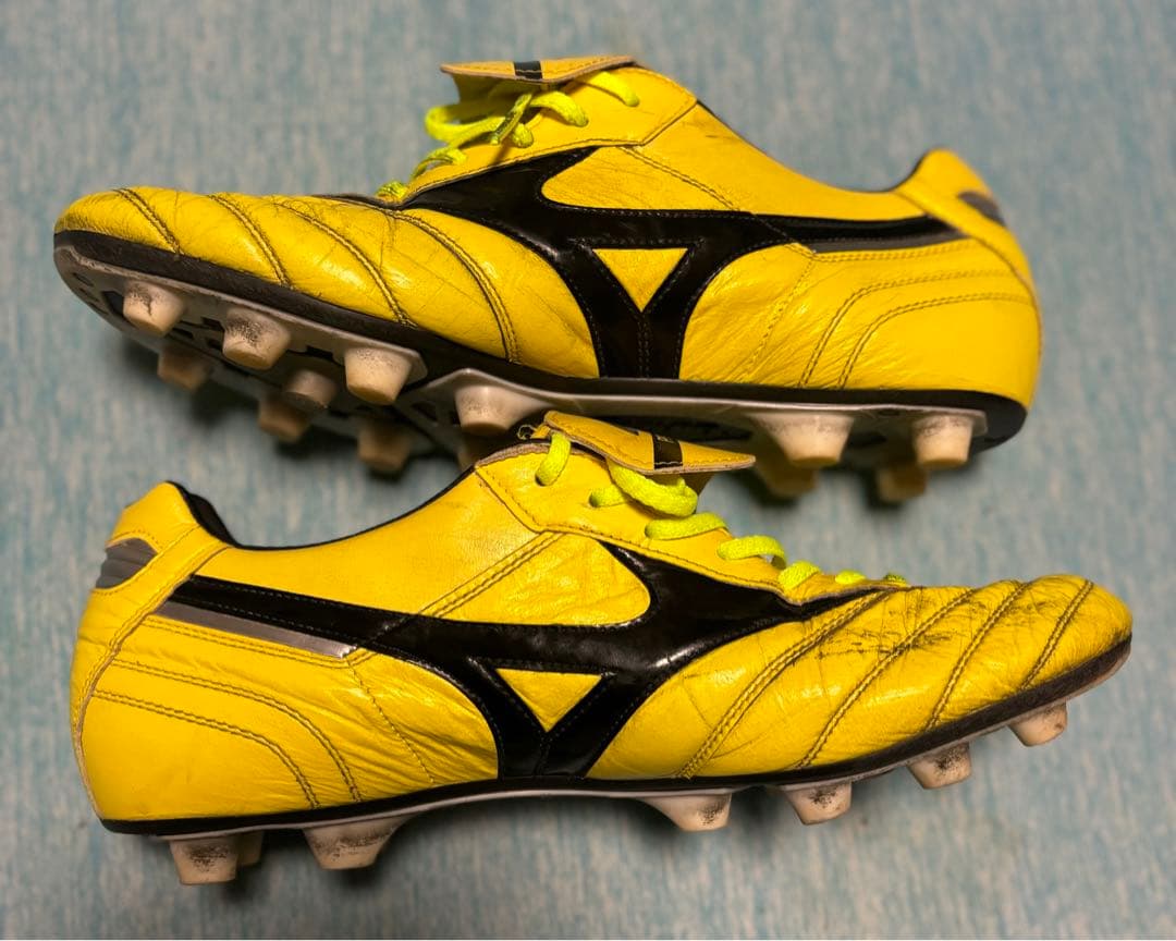 MizunoモレリアJAPANイエロースパイクシューズ　28.0cm