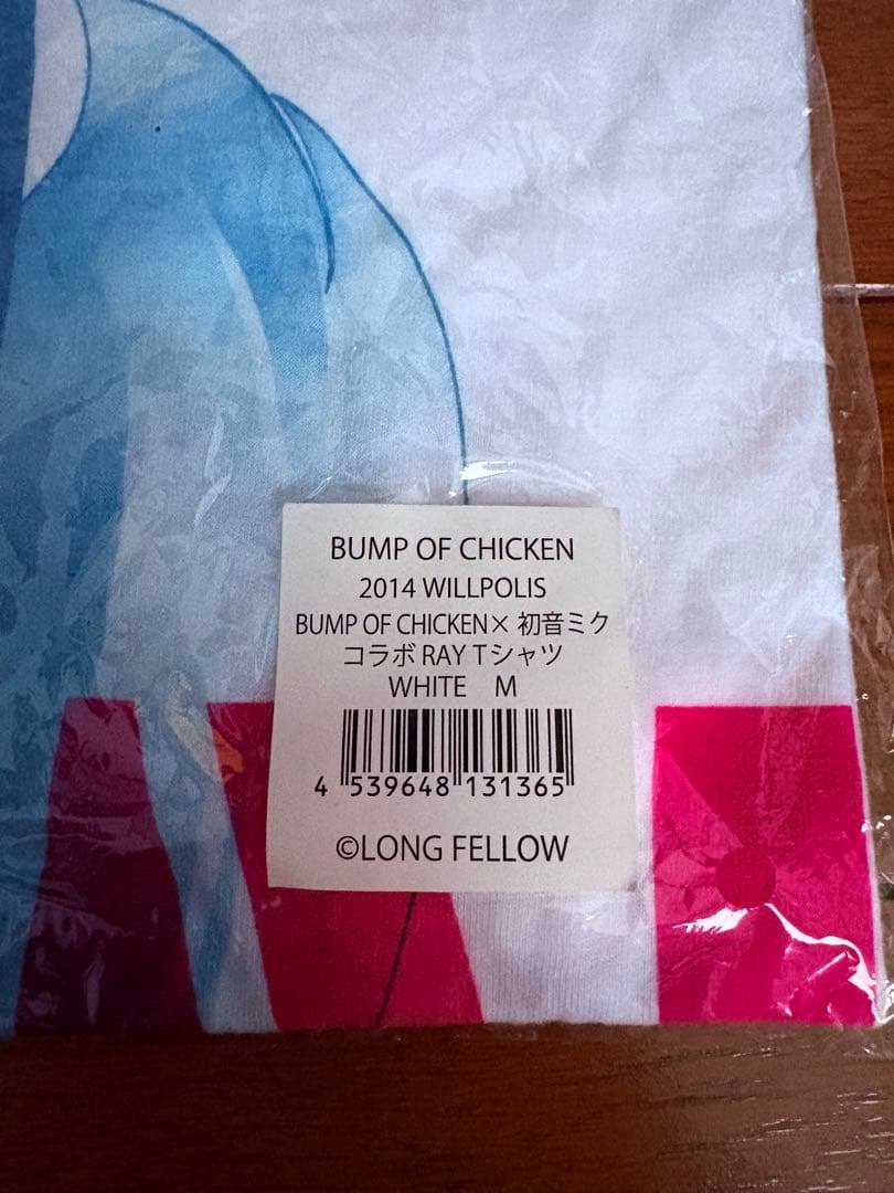 未使用品　BUMP OF CHICKEN 初音ミク & FF コラボＴシャツ