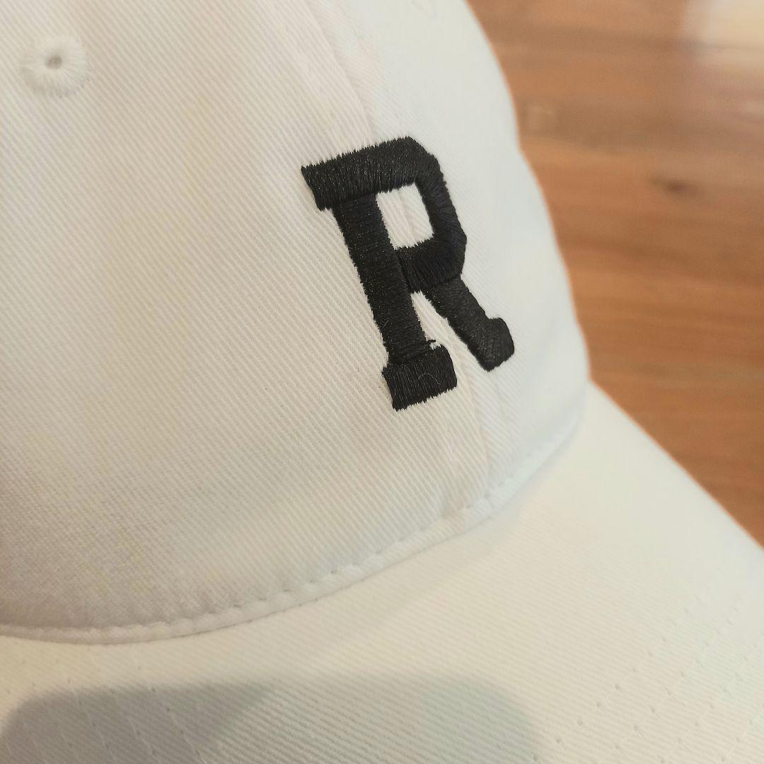 レイドジャパン、COLLEGE R 6PANEL CAP、即完売!! ホワイト