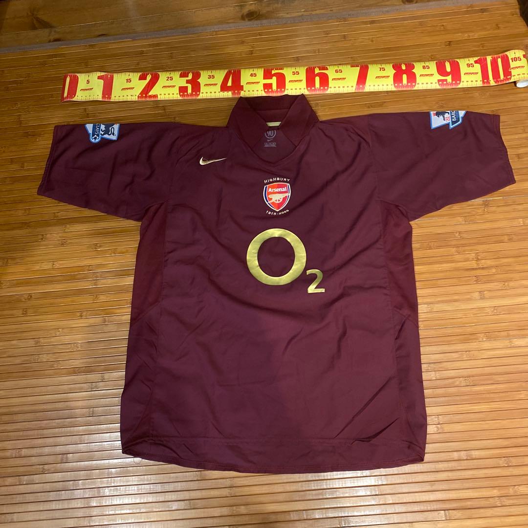 アーセナル Nike バーガンディシャツ XL CAMPBELL 23
