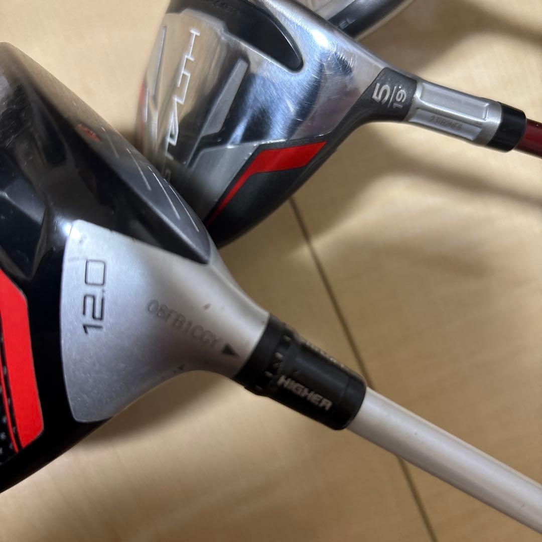 テーラーメイド　ドライバー、5W、6UT、4UT フレックスL 4本セット