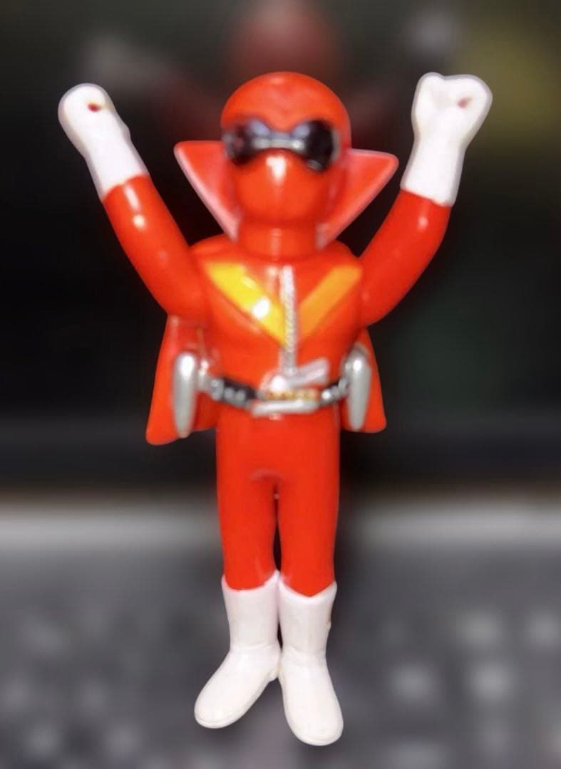 当時物 ソフビ　秘密戦隊ゴレンジャー5体セット　ポピー製　フルコンプ