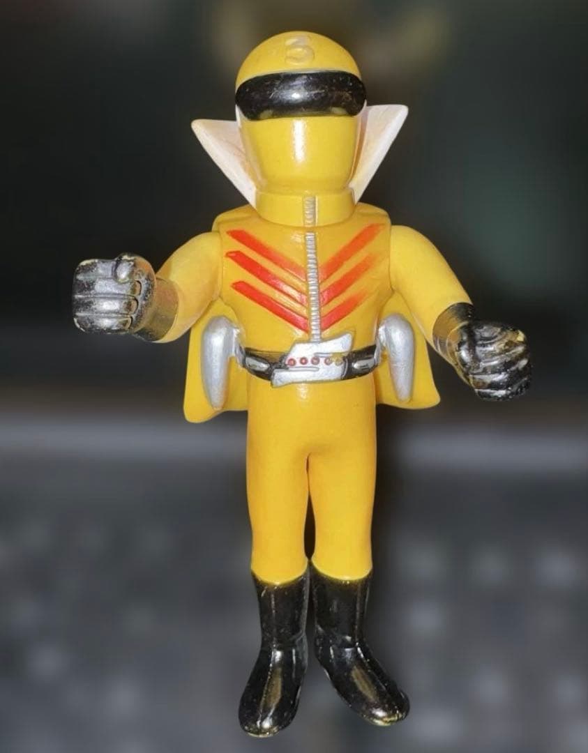 当時物 ソフビ　秘密戦隊ゴレンジャー5体セット　ポピー製　フルコンプ