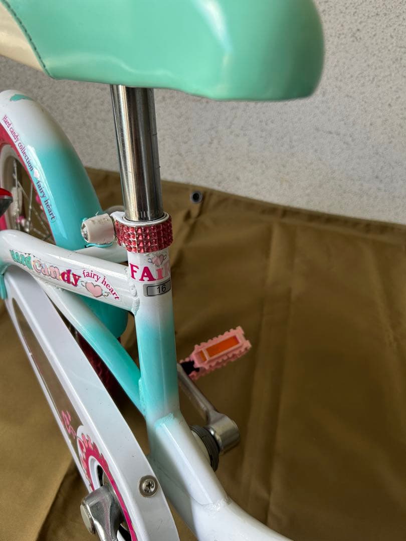 16インチ　Hard Candy補助輪付　【引取り限定】京都市左京区
