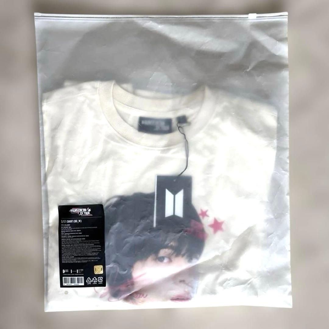 公式BTS JIN RUNSEOKJIN S/S T-Shirt M