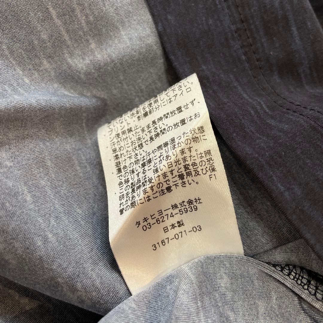 日本製　ゴルフウェア【ZOY】ハーフジップ半袖シャツ　モックネック　ネイビー　2