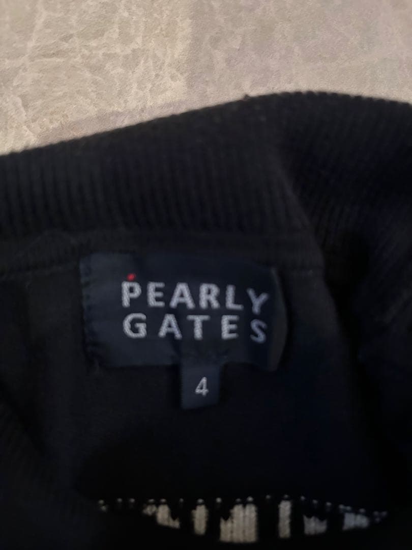 PEARLY GATES タートルネックセーター サイズ4 ブラック