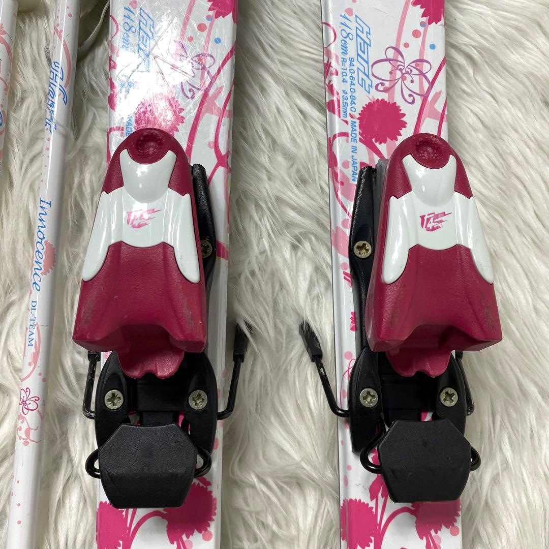 HART スキー板118センチ　ビンディング付き