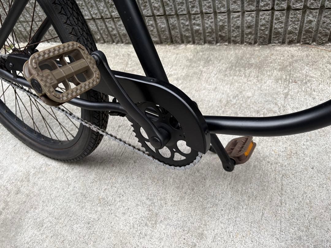 【引き取り限定】ビーチクルーザー 26インチ マットブラック 自転車