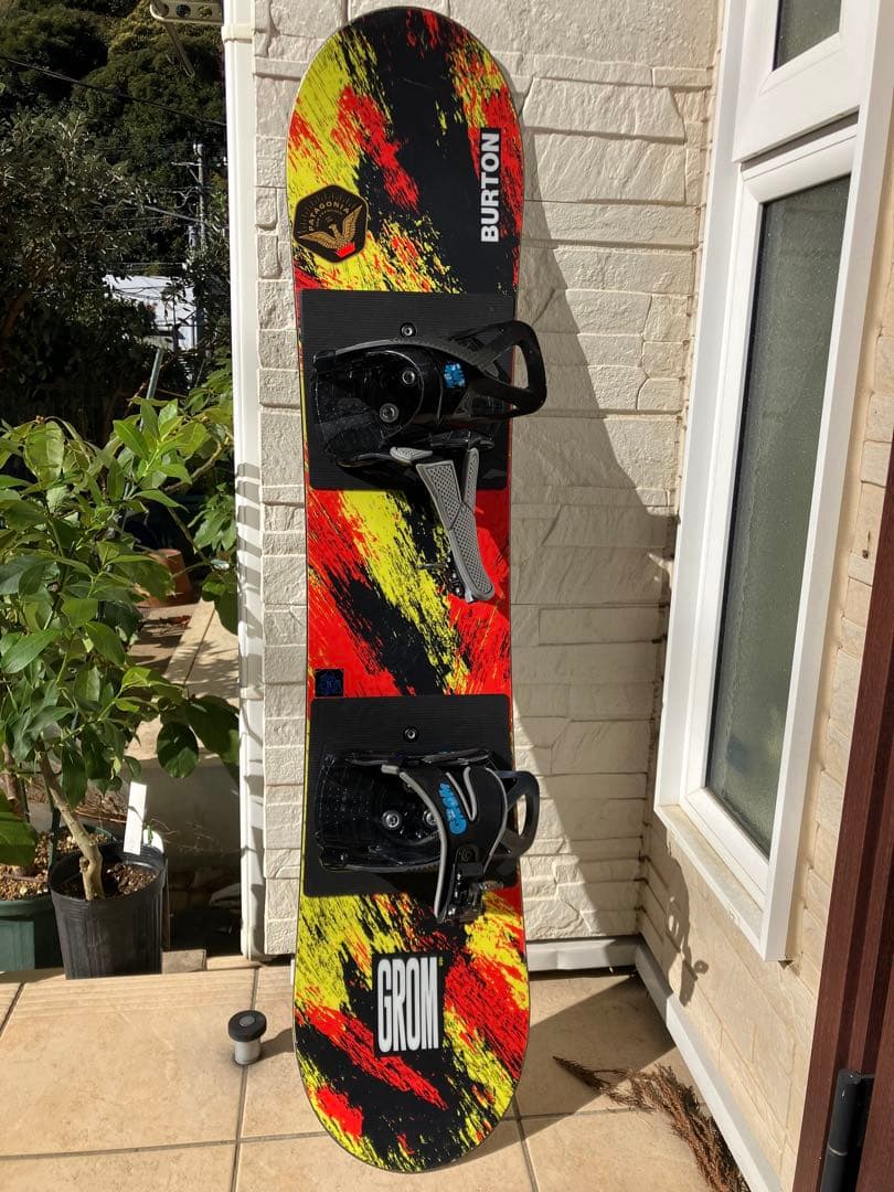 BURTON GROM スノーボード120cmバインディングブーツ21cm3点