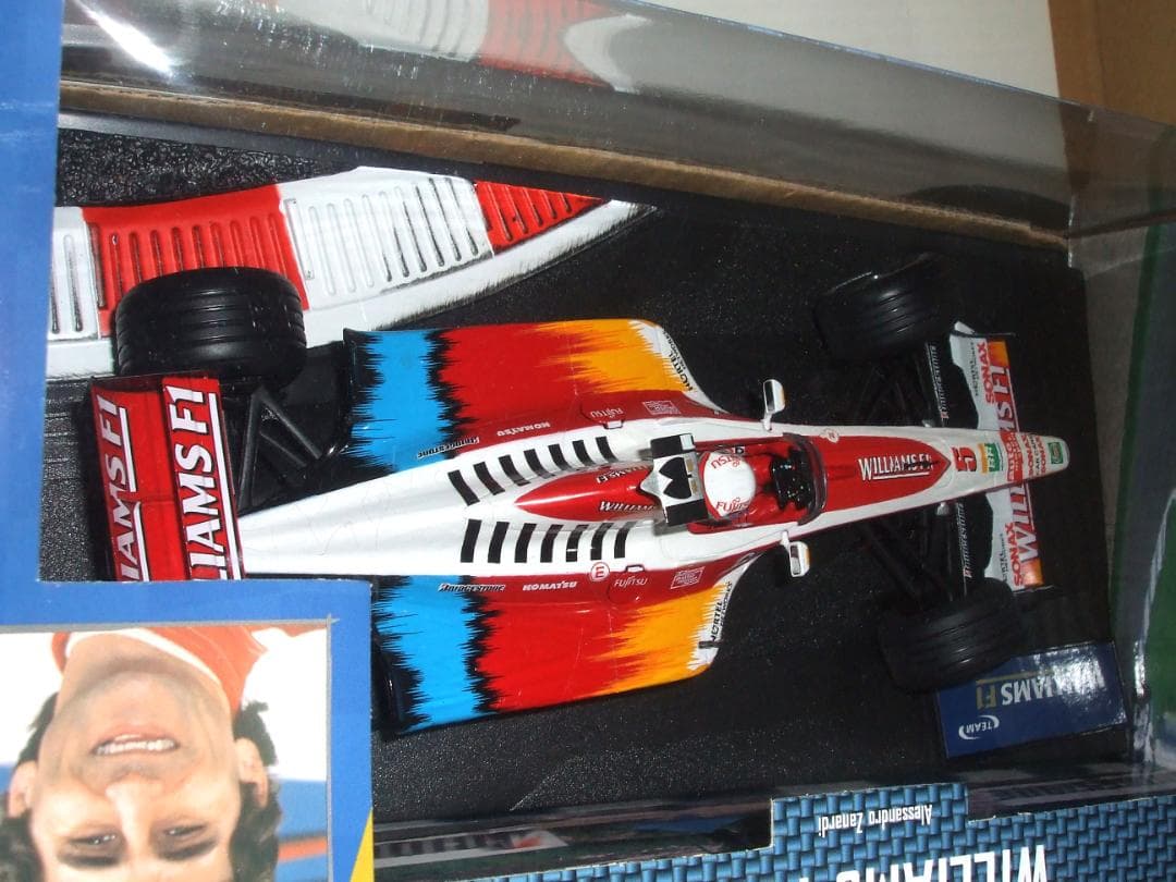 未開封　ウィリアムズ　FW２１　A・ザナルディ　＃５　マテル　１／１８