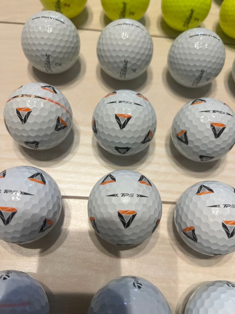 タイト PRO V1／V1X ・テーラーTP5/TP5X 計64個 ロストボール